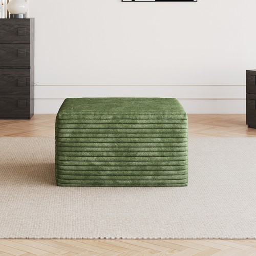 Pouf velluto coste 6 - pouf, 25,6"