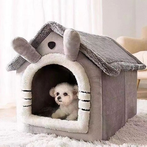 Cama estilo casa para perros - casa,